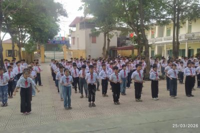 HỌC SINH TRƯỜNG TH YÊN LỘC TẠI NGÀY HỘI VÕ NHẠC VOVINAM 2026